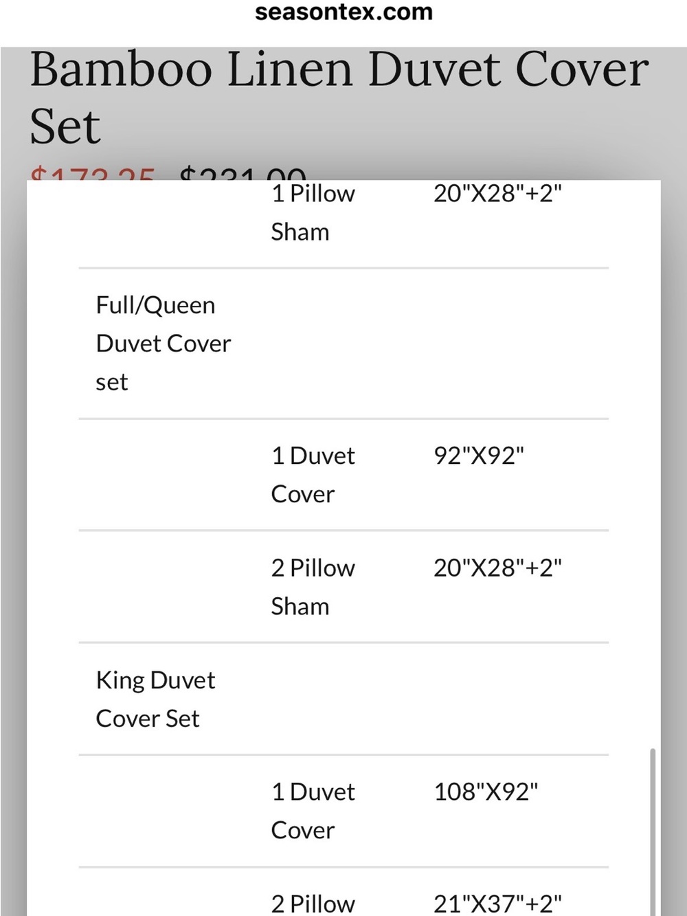 100% Rayon from Bamboo , Seasontex KING Duvet cover + shams - Picture 6 of 6